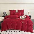 Lenjerie de pat din satin ambalata in cutie 6 piese