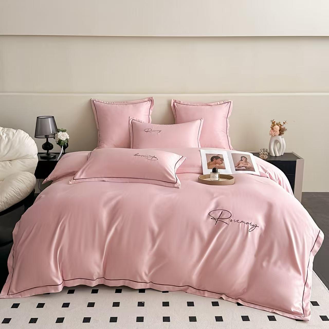 Lenjerie de pat din satin ambalata in cutie 6 piese