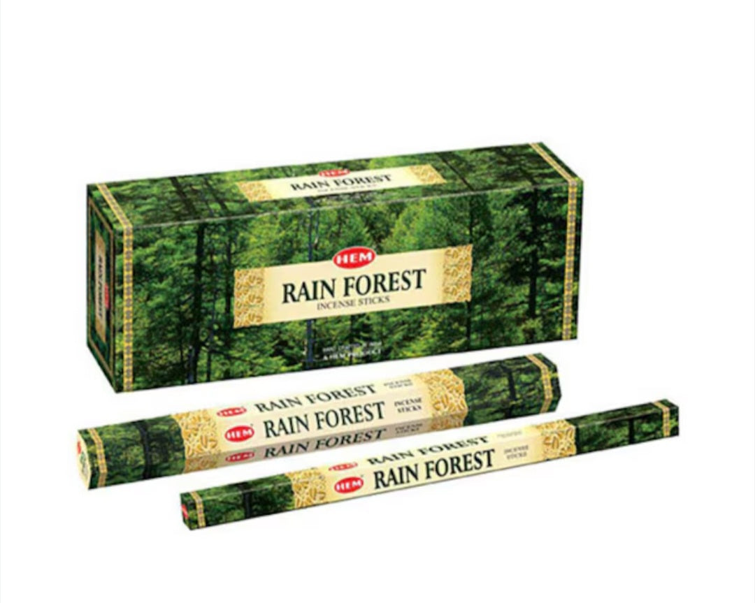 SET Betisoare Parfumate HEM Rain Forest - Cutie Mare 120 Buc
