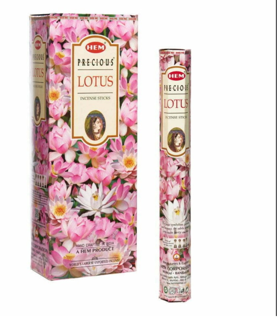 SET Betisoare Parfumate HEM Precious Lotus - Cutie Mare 120 Buc