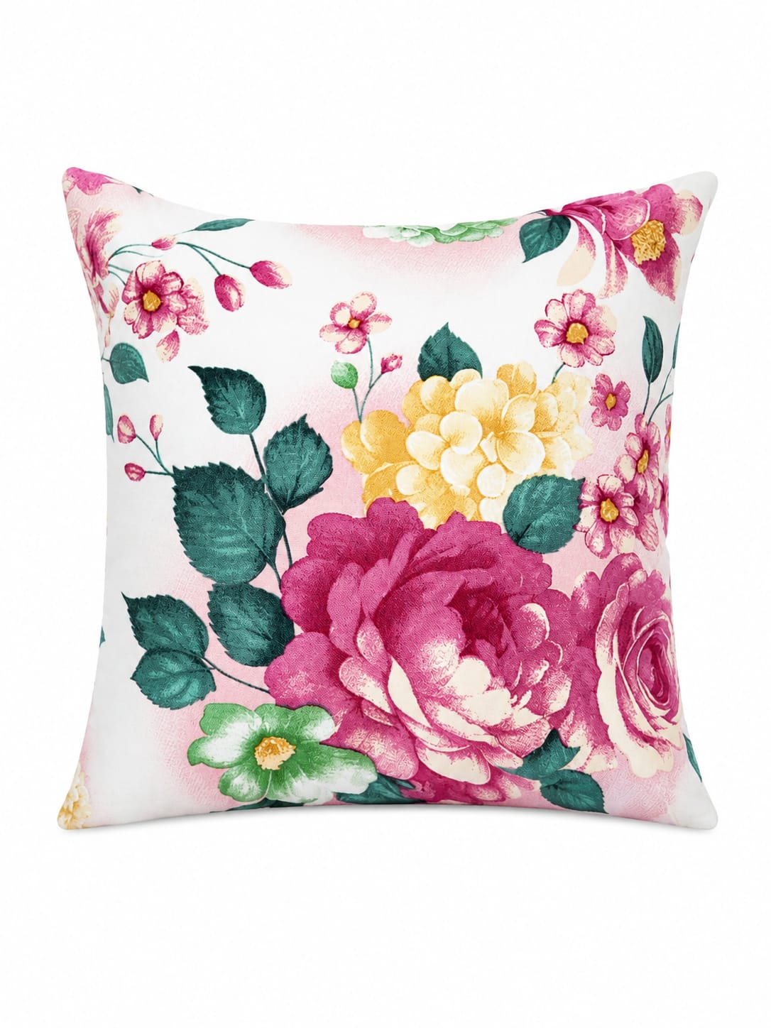 Perna decorativa tandafiri si hortensii 40x40